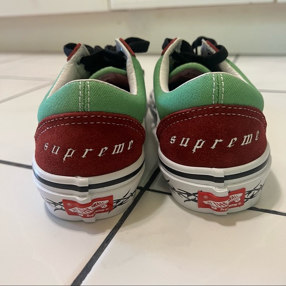 Vans Skate Old Skool Sneakers
Supreme Tribal Barbed Wire Green size 4.5/6.0 - Picture 5 of 10